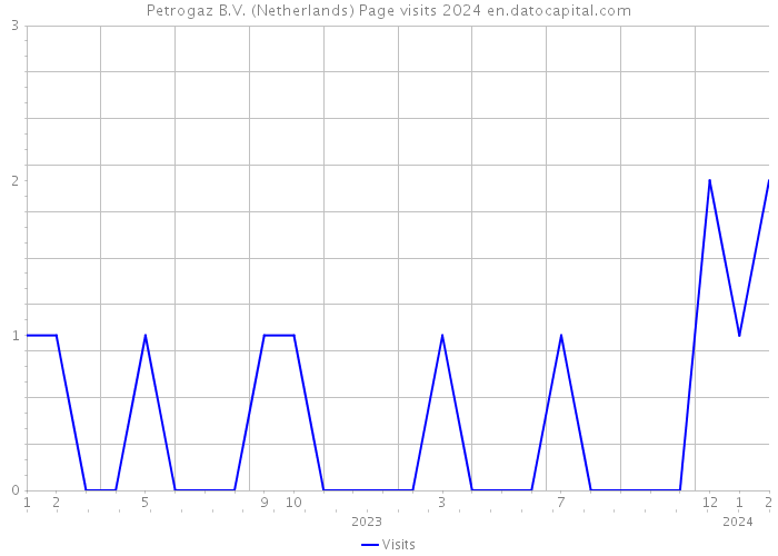 Petrogaz B.V. (Netherlands) Page visits 2024 