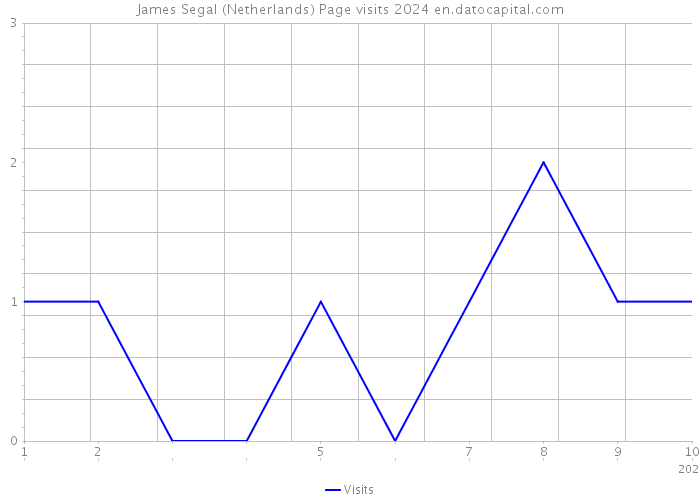James Segal (Netherlands) Page visits 2024 