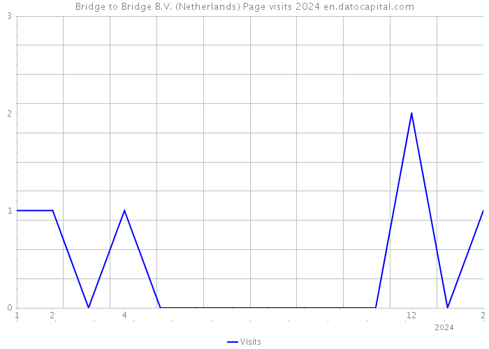 Bridge to Bridge B.V. (Netherlands) Page visits 2024 