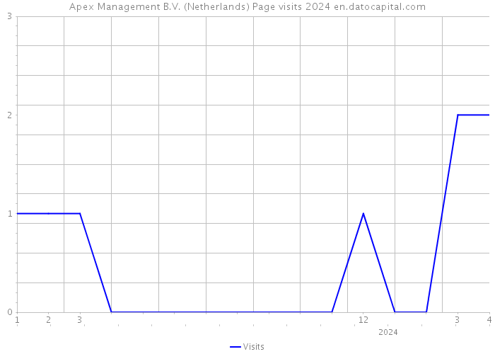 Apex Management B.V. (Netherlands) Page visits 2024 
