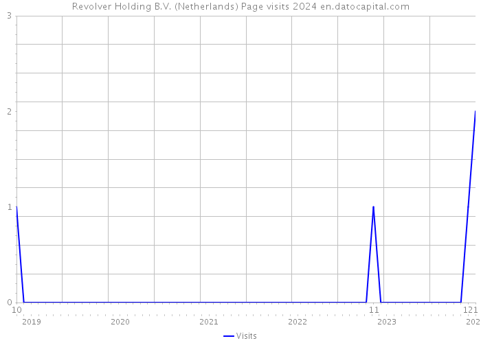 Revolver Holding B.V. (Netherlands) Page visits 2024 