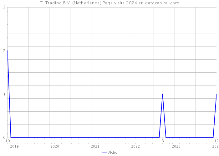 T-Trading B.V. (Netherlands) Page visits 2024 