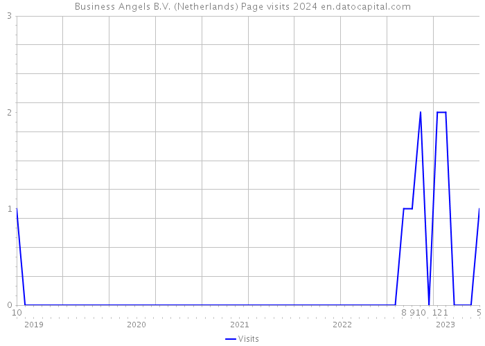 Business Angels B.V. (Netherlands) Page visits 2024 