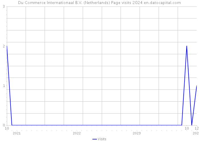 Du Commerce Internationaal B.V. (Netherlands) Page visits 2024 