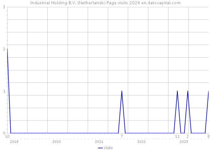 Industrial Holding B.V. (Netherlands) Page visits 2024 