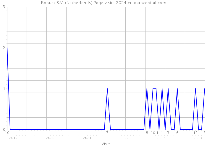 Robust B.V. (Netherlands) Page visits 2024 