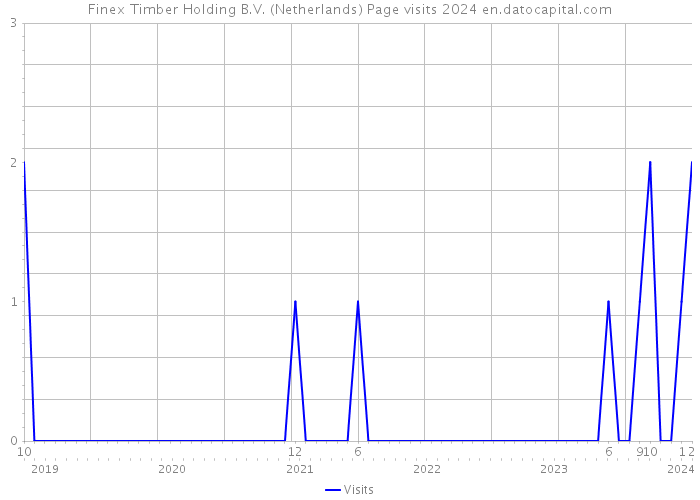 Finex Timber Holding B.V. (Netherlands) Page visits 2024 