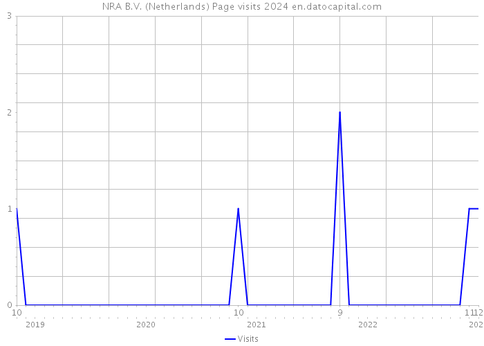 NRA B.V. (Netherlands) Page visits 2024 