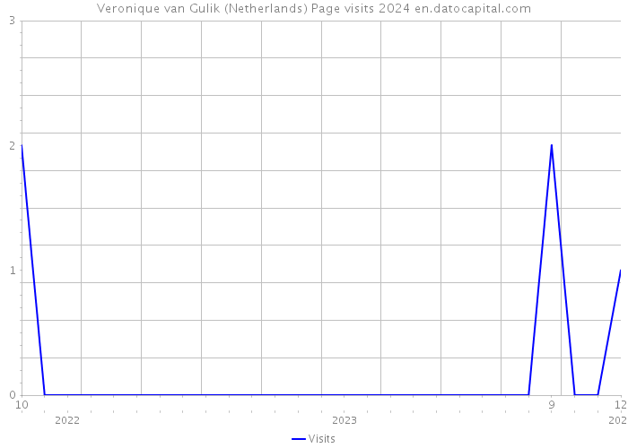 Veronique van Gulik (Netherlands) Page visits 2024 