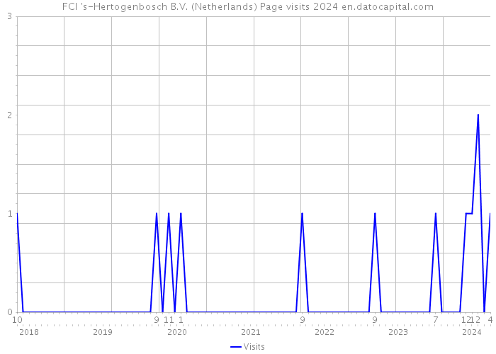 FCI 's-Hertogenbosch B.V. (Netherlands) Page visits 2024 