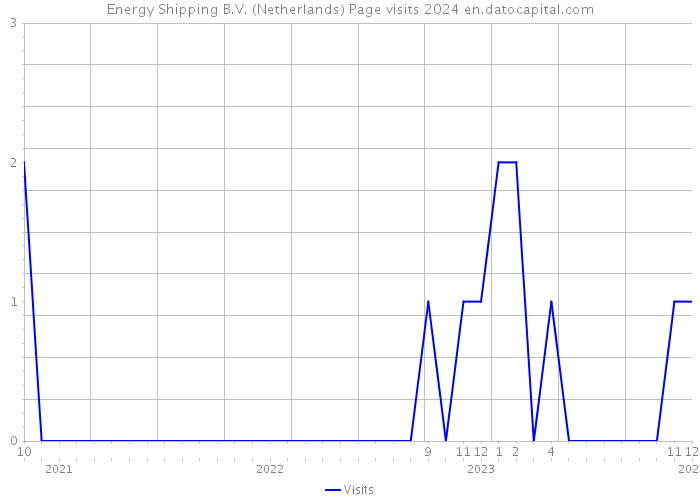 Energy Shipping B.V. (Netherlands) Page visits 2024 