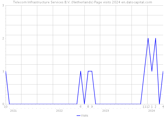 Telecom Infrastructure Services B.V. (Netherlands) Page visits 2024 