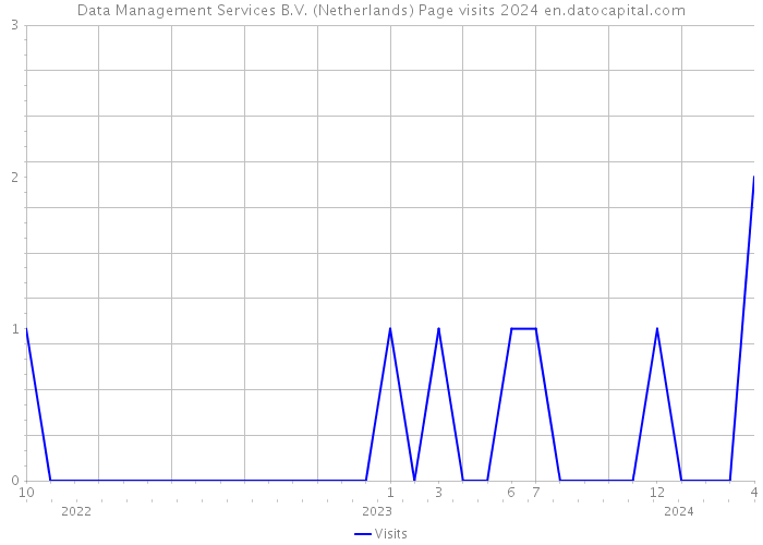 Data Management Services B.V. (Netherlands) Page visits 2024 