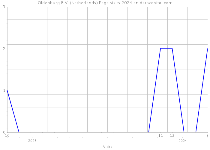 Oldenburg B.V. (Netherlands) Page visits 2024 