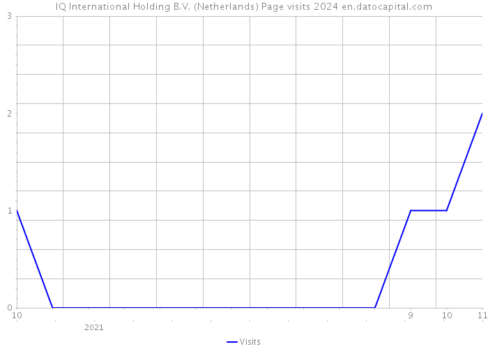 IQ International Holding B.V. (Netherlands) Page visits 2024 