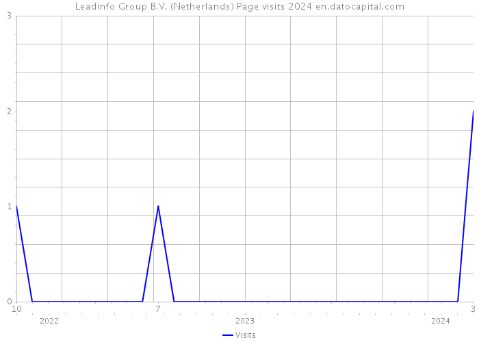 Leadinfo Group B.V. (Netherlands) Page visits 2024 