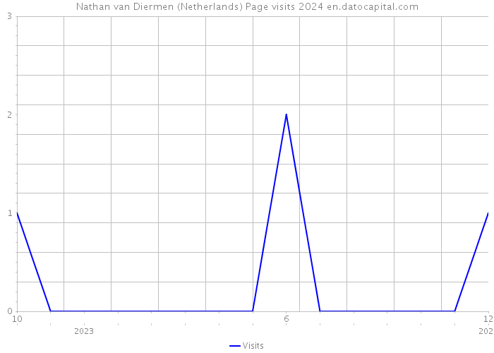 Nathan van Diermen (Netherlands) Page visits 2024 
