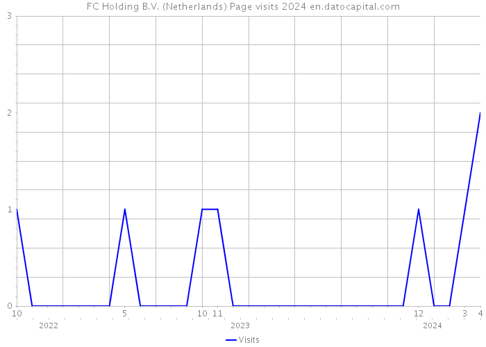 FC Holding B.V. (Netherlands) Page visits 2024 