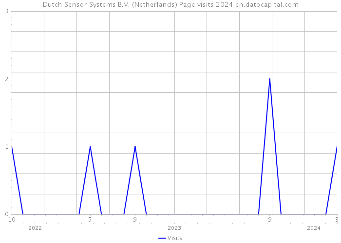 Dutch Sensor Systems B.V. (Netherlands) Page visits 2024 