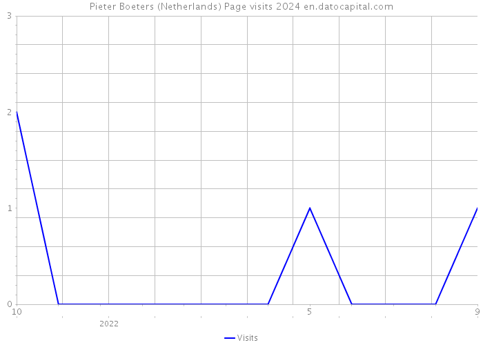 Pieter Boeters (Netherlands) Page visits 2024 