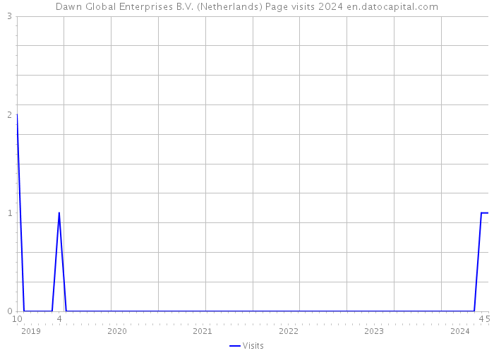 Dawn Global Enterprises B.V. (Netherlands) Page visits 2024 