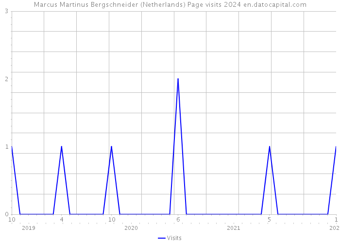 Marcus Martinus Bergschneider (Netherlands) Page visits 2024 