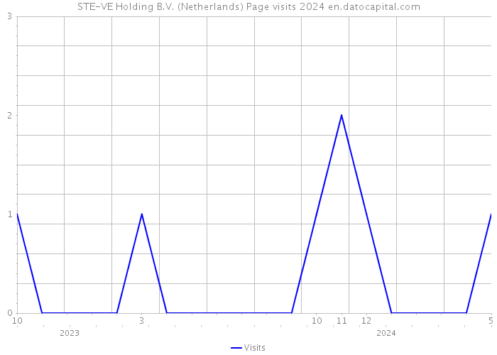 STE-VE Holding B.V. (Netherlands) Page visits 2024 