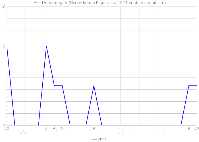 Erik Drijkoningen (Netherlands) Page visits 2024 