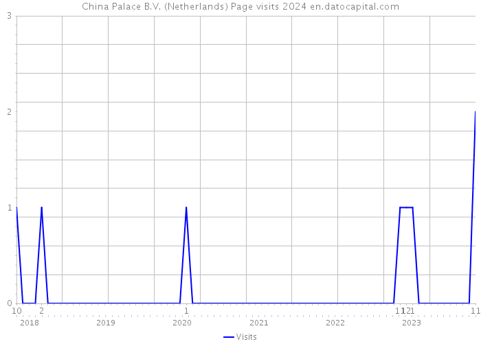 China Palace B.V. (Netherlands) Page visits 2024 