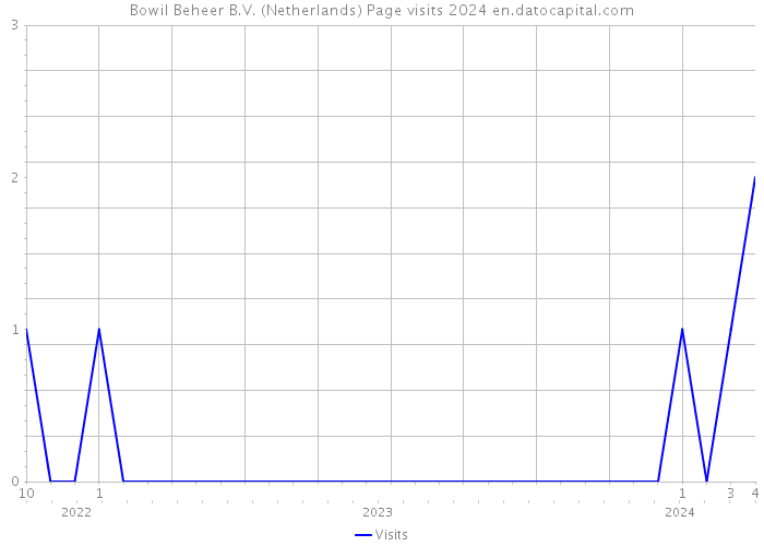 Bowil Beheer B.V. (Netherlands) Page visits 2024 