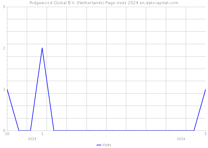 Ridgewood Global B.V. (Netherlands) Page visits 2024 