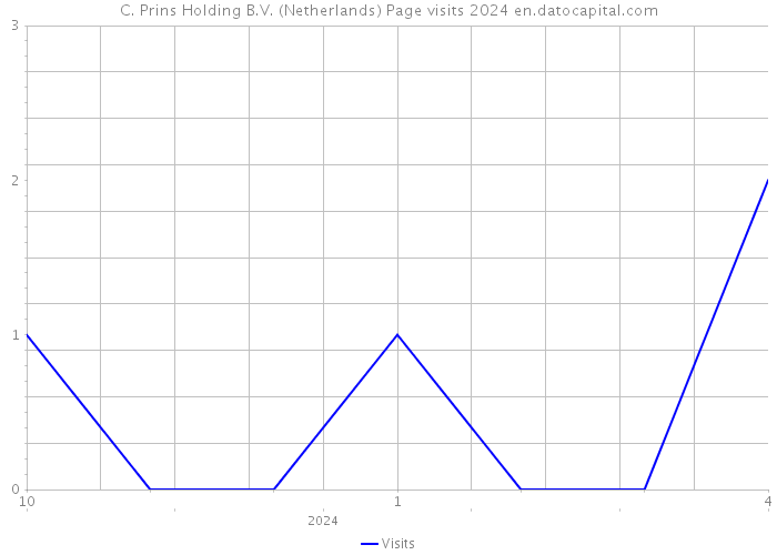 C. Prins Holding B.V. (Netherlands) Page visits 2024 