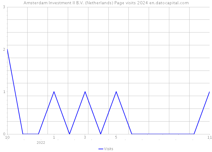 Amsterdam Investment II B.V. (Netherlands) Page visits 2024 