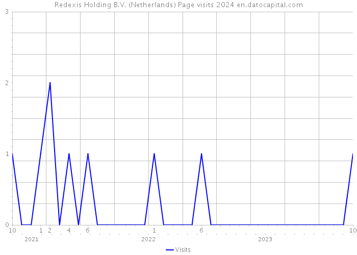 Redexis Holding B.V. (Netherlands) Page visits 2024 