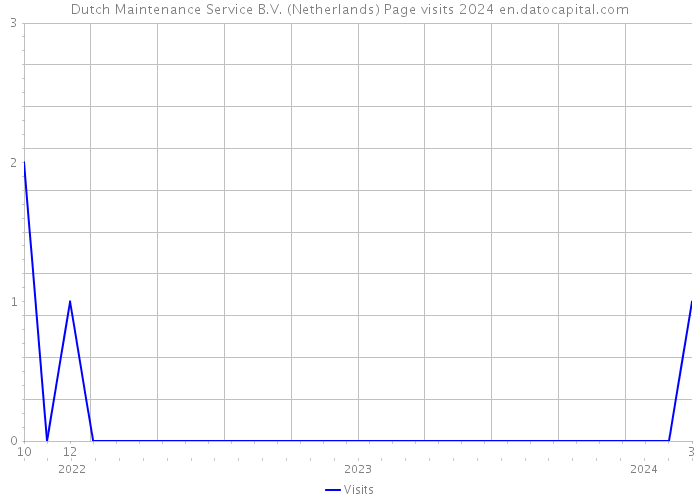 Dutch Maintenance Service B.V. (Netherlands) Page visits 2024 