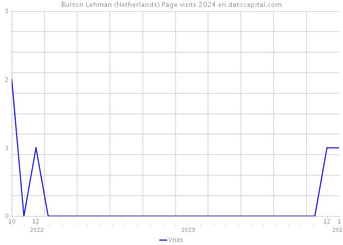 Burton Lehman (Netherlands) Page visits 2024 
