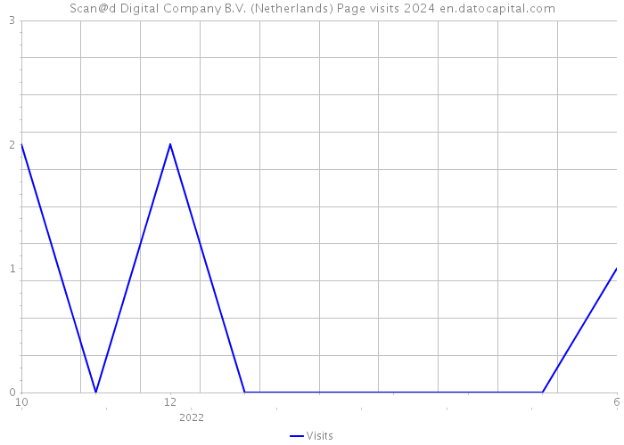 Scan@d Digital Company B.V. (Netherlands) Page visits 2024 