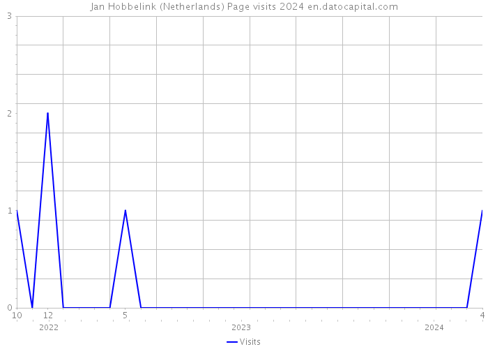 Jan Hobbelink (Netherlands) Page visits 2024 