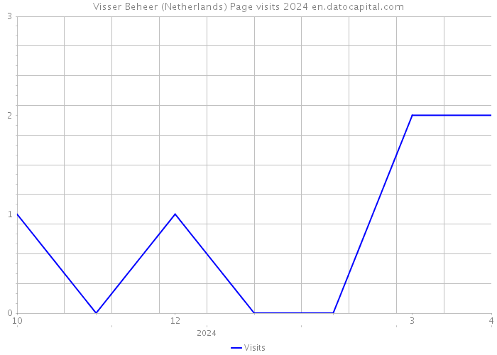 Visser Beheer (Netherlands) Page visits 2024 