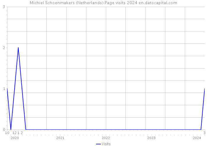 Michiel Schoenmakers (Netherlands) Page visits 2024 