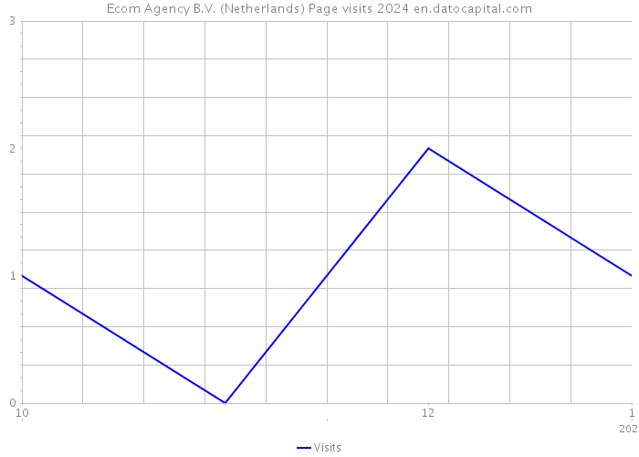 Ecom Agency B.V. (Netherlands) Page visits 2024 