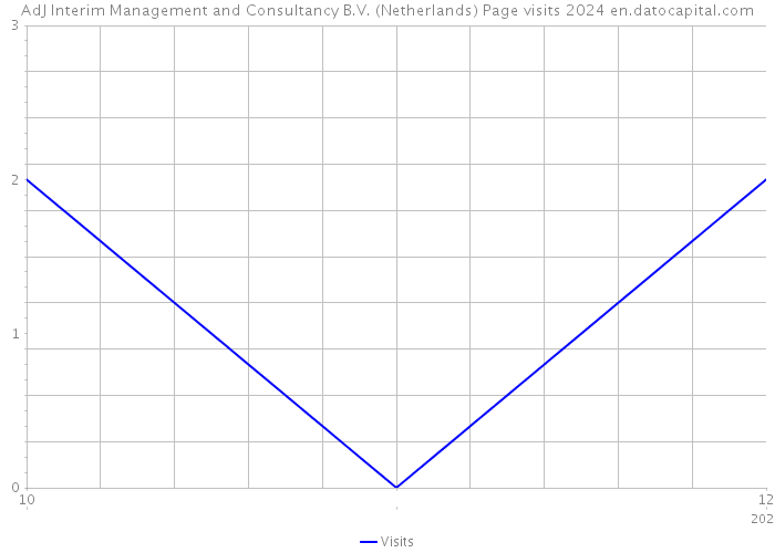 AdJ Interim Management and Consultancy B.V. (Netherlands) Page visits 2024 