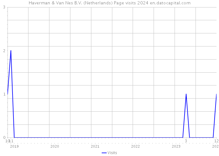 Haverman & Van Nes B.V. (Netherlands) Page visits 2024 