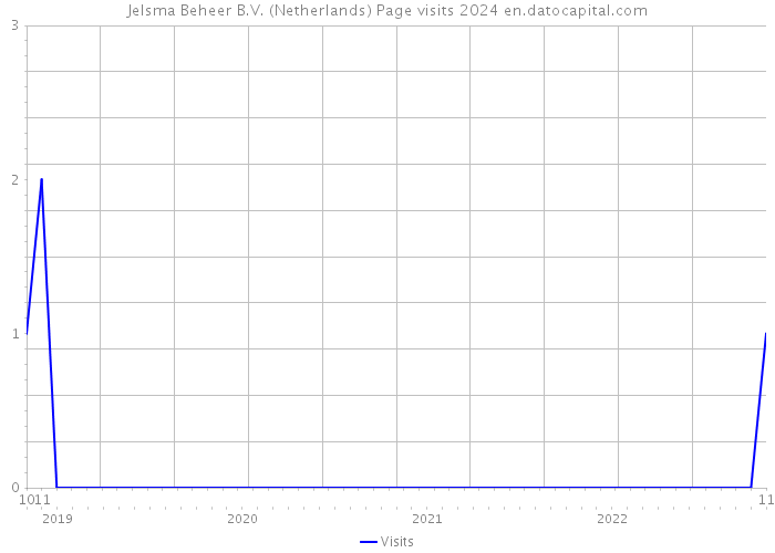 Jelsma Beheer B.V. (Netherlands) Page visits 2024 