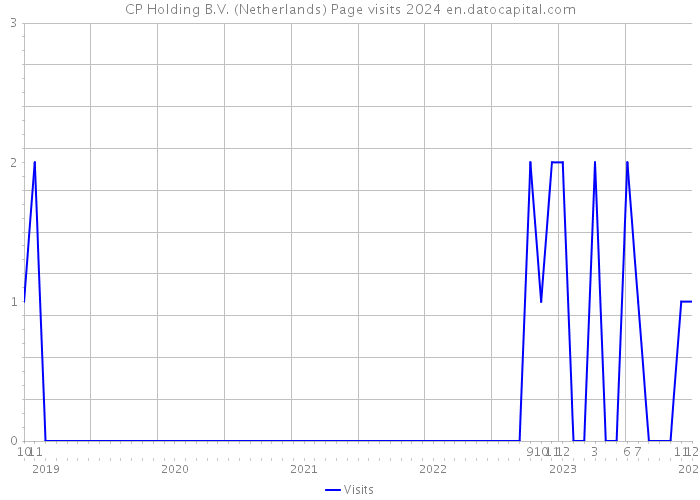 CP Holding B.V. (Netherlands) Page visits 2024 