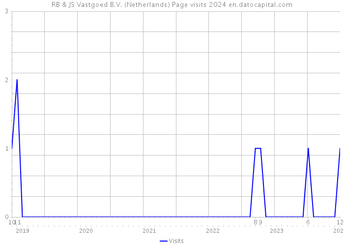 RB & JS Vastgoed B.V. (Netherlands) Page visits 2024 