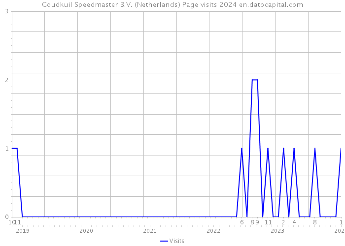 Goudkuil Speedmaster B.V. (Netherlands) Page visits 2024 