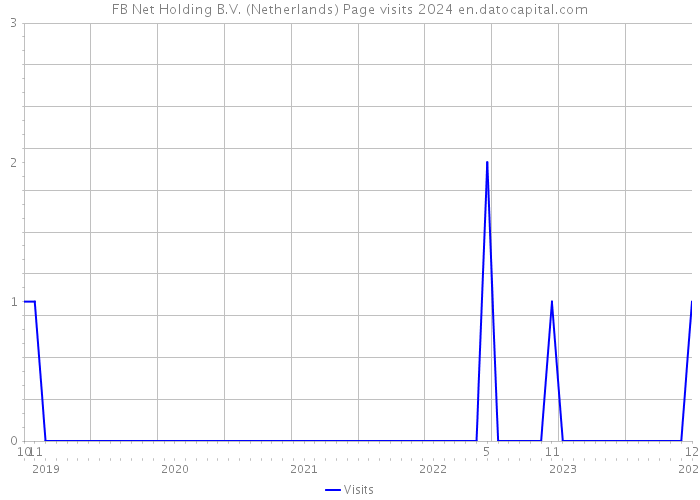 FB Net Holding B.V. (Netherlands) Page visits 2024 
