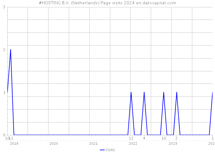 #HOSTING B.V. (Netherlands) Page visits 2024 