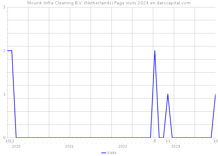Mourik Infra Cleaning B.V. (Netherlands) Page visits 2024 